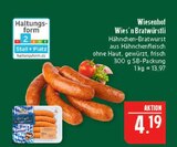 Wie's'n Bratwürstli im Angebot bei Marktkauf in Hof Wie's'n Bratwürstli Angebote von Wiesenhof bei Marktkauf Hof für 4,19 €