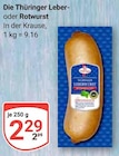 Thüringer Leberwurst im aktuellen GLOBUS Prospekt