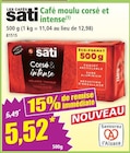 Café moulu corsé et intense - LES CAPÉS SATI en promo chez Norma Mulhouse à 5,52 €