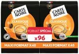 DOSETTES 2X48 CLASSIQUE N°5 - CARTE NOIRE en promo chez Intermarché Calais à 8,49 €