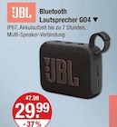 Bluetooth Lautsprecher GO4 von JBL im aktuellen V-Markt Prospekt für 29,99 €