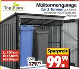 Mülltonnengarage Angebote von Top Flora bei Wreesmann Bremerhaven für 99,99 €