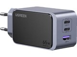 Nexode S 65W 3-Port GaN Wall Charger Universal, Gray von UGREEN im aktuellen MediaMarkt Saturn Prospekt für 24,99 €