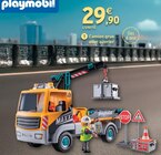 Camion grue avec ouvrier - Playmobil en promo chez Intermarché Hyper Paris à 29,90 €