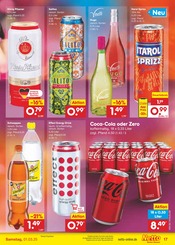 Aktueller Netto Marken-Discount Prospekt mit Coca Cola Zero, "Aktuelle Angebote", Seite 25