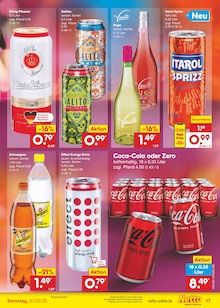 Coca Cola im Netto Marken-Discount Prospekt "Aktuelle Angebote" mit 65 Seiten (Meerbusch)