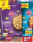Nüsse im Netto Marken-Discount Prospekt Cashewkerne geröstet und gesalzen von Clarkys im aktuellen Netto Marken-Discount Prospekt für 2,99 €