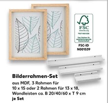 Bilderrahmen-Set mit Leisten bei Kaufland in Hannover Bilderrahmen-Set mit Leisten im Angebot bei Kaufland Hannover für 2,00 €