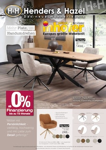Aktueller Möbel Inhofer Prospekt für Fürstenfeldbruck und Ungebung, Seiten zum blättern Möbel Inhofer Prospekt Henders & Hazel mit Seiten in Fürstenfeldbruck und Umgebung