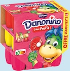 Petits Suisses aux Fruits Fraise/Banane/Abricot/Framboise/Pêche-Poire - Danonino dans le catalogue Intermarché Hyper