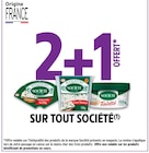2+1 offert sur tout SOCIÉTÉ à Intermarché Super dans Cournonsec