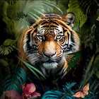 Glasbild Elephant In The Jungle Angebote von Pro Art bei Höffner Elmshorn für 40,00 €