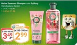 Shampoo im Angebot bei GLOBUS in Zwickau Shampoo Angebote von Herbal Essences bei GLOBUS Zwickau für 2,99 €