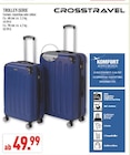 Trolley-Serie royalblau oder silber, ca. 60 cm Angebote von Crosstravel bei Marktkauf Mülheim für 49,99 €