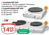 Kochplatte EKP 3582 Angebote von Clatronic bei GLOBUS Halle für 14,99 €