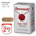 Type 405 Weizenmehl im Angebot bei GLOBUS in Erlangen Type 405 Weizenmehl Angebote von Rosenmehl bei GLOBUS Erlangen für 2,99 €
