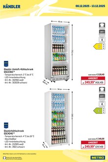Kühlschrank im aktuellen METRO Prospekt (Löhne) Kühlschrank im METRO Prospekt "Wochenengebote Händler + Gewinnspiel + Händler Mix" mit 31 Seiten (Löhne)