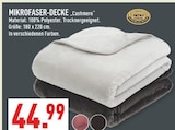 Aktuelle Spannbettlaken Angebote bei Marktkauf in Bielefeld Aktuelles Mikrofaser-Decke 'Cashmere' Angebot bei Marktkauf in Bielefeld ab 44,99 €