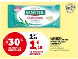 Lingettes désinfectantes multi-usages(A) - Sanytol dans le catalogue Super U