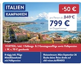 Italien Kampanien Reise bei ALDI Nord im Prospekt "" für 799,00 €