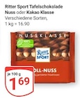 Aktuelle Ritter Sport Angebote bei GLOBUS in Duisburg Aktuelles Tafelschokolade Nuss Angebot bei GLOBUS in Duisburg ab 1,69 €