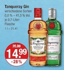 Gin im V-Markt Prospekt Sevilla Gin von Tanqueray im aktuellen V-Markt Prospekt für 14,99 €