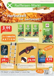 Raiffeisen Rhein-Ahr-Eifel Handelsgesellschaft mbH Prospekt Herbstzeit ist Gartenzeit! mit 8 Seiten