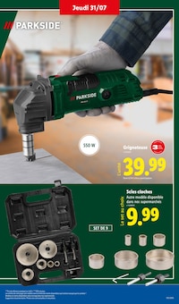 Promotion Outil dans le prospectus Lidl, valable du 31/07/2025 au 06/08/2025 Promo Outil dans le catalogue Lidl du moment à la page 31