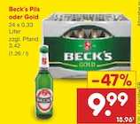 Beck's Pils bei Netto Marken-Discount im Weyhausen Prospekt für 9,99 €