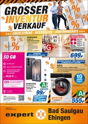 Fernseher im expert Prospekt in Blaustein Aktueller expert Prospekt mit Fernseher, "Top Angebote", Seite 1