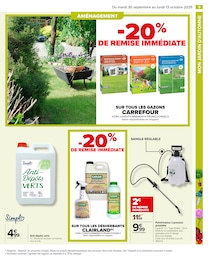 Offre Désherbant dans le catalogue Carrefour du moment à la page 11