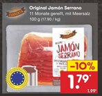 Original Jamón Serrano im Angebot bei Netto Marken-Discount in Stuttgart Original Jamón Serrano Angebote bei Netto Marken-Discount Stuttgart für 1,79 €