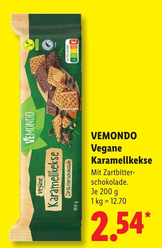 Vegane Karamellkekse