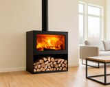 Poêle à bois symphonie 8,9 kw design - Brico Dépôt à Maubeuge Poêle à bois symphonie 8,9 kw design en promo chez Brico Dépôt Maubeuge à 1 590,00 €