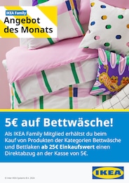 IKEA Prospekt für Falkensee: "IKEA_DyCo_KW33_ADM_5Euro-auf-Bettwaesche_Cover.pdf", 1 Seite, 12.08.2024 - 19.08.2024