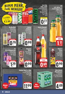 Cola im EDEKA Prospekt "Aktuelle Angebote" mit 24 Seiten (Koblenz)