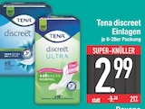 discreet Einlagen von Tena im aktuellen EDEKA Prospekt für 2,99 €