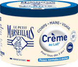 CRÈME HYDRATANTE CORPS MAINS ET VISAGE AU LAIT LE PETIT MARSEILLAIS - LE PETIT MARSEILLAIS en promo chez Auchan Hypermarché CRÈME HYDRATANTE CORPS MAINS ET VISAGE AU LAIT LE PETIT MARSEILLAIS - LE PETIT MARSEILLAIS dans le catalogue Auchan Hypermarché