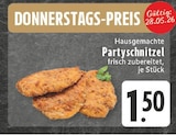 EDEKA - Hausgemachte Partyschnitzel Angebot im Prospekt Hausgemachte Partyschnitzel bei EDEKA im Prospekt "" für 1,50 €