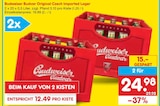 Original Czech Imported Lager Angebote von Budweiser Budvar bei Netto Marken-Discount Dresden für 24,98 €