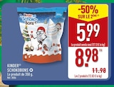Schokobons - Kinder en promo à 8,98 € chez Aldi Schokobons - Kinder dans le catalogue Aldi