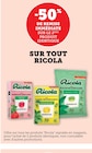 Promo -50% de remise immédiate sur le 2ème produit identique sur tout RICOLA à  dans le catalogue Super U à Longué-Jumelles
