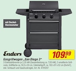 Gasgrillwagen „San Diego 3“ von Enders im aktuellen toom Baumarkt Prospekt für 109,99 €