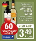 Weine Angebote von Württemberger bei EDEKA Haltern am See für 3,49 €