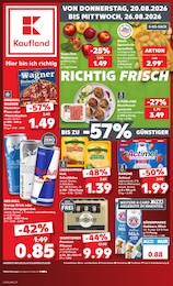 Kaufland Prospekt "Hier bin ich richtig", 52 Seiten, 20.08.2026 - 20.08.2026 Aktueller Kaufland Prospekt, "Hier bin ich richtig", mit Angeboten der Woche, gültig von 20.08.2026 bis 20.08.2026