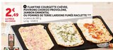 Promo Flam'fine courgette chèvre, poivrons chorizo provolone, jambon emmental ou pommes de terre lardons fumés raclette à 2,49 € dans le catalogue U Express à Aytré