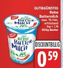 Reine Buttermilch von GUT&GÜNSTIG im aktuellen EDEKA Prospekt