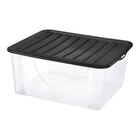 Boîte de rangement transparente avec couvercle 16,7 L - Brico Dépôt à Argenteuil Boîte de rangement transparente avec couvercle 16,7 L en promo chez Brico Dépôt Argenteuil à 4,00 €