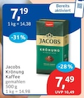 Krönung Kaffee von Jacobs im aktuellen budni Prospekt
