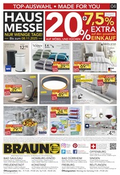 Aktueller BRAUN Möbel-Center Prospekt mit Kopfkissen, "HAUSMESSE", Seite 4